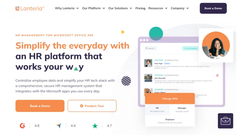 HR Management System - Webflow