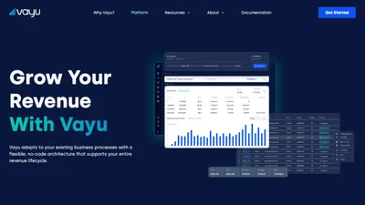 Revenue management platform - Webflow